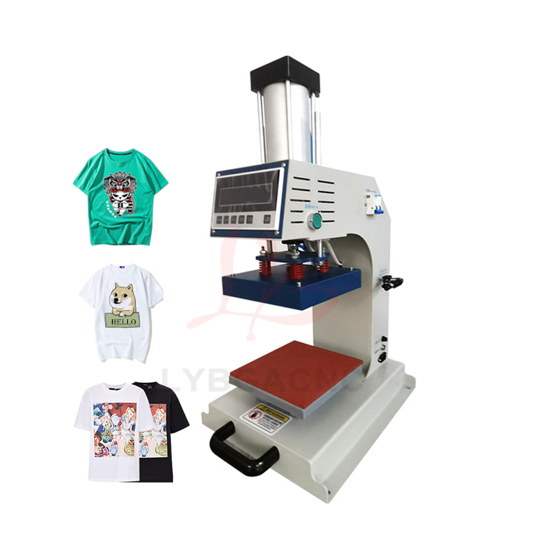 Leatherwork Machine - Pneumatische warmtepersmachine, automatisch continu werkend voor