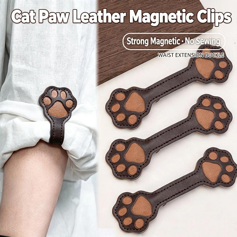 Leatherwork Designs - 2 stuks premium lederen magnetische hoesclips