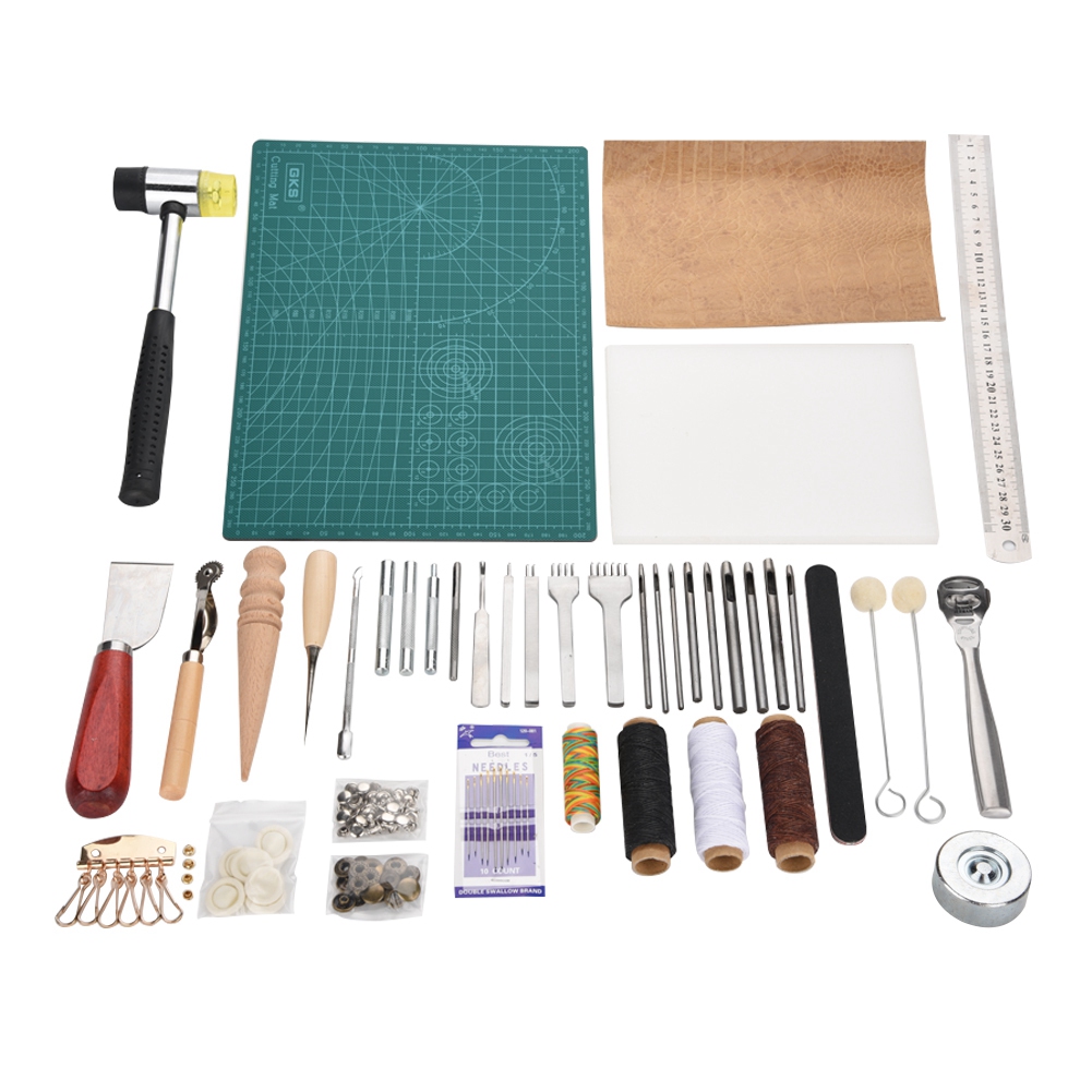 Groover Stitching Tool - 42-delige lederbewerking gereedschapset, lederbewerking gereedschap punch