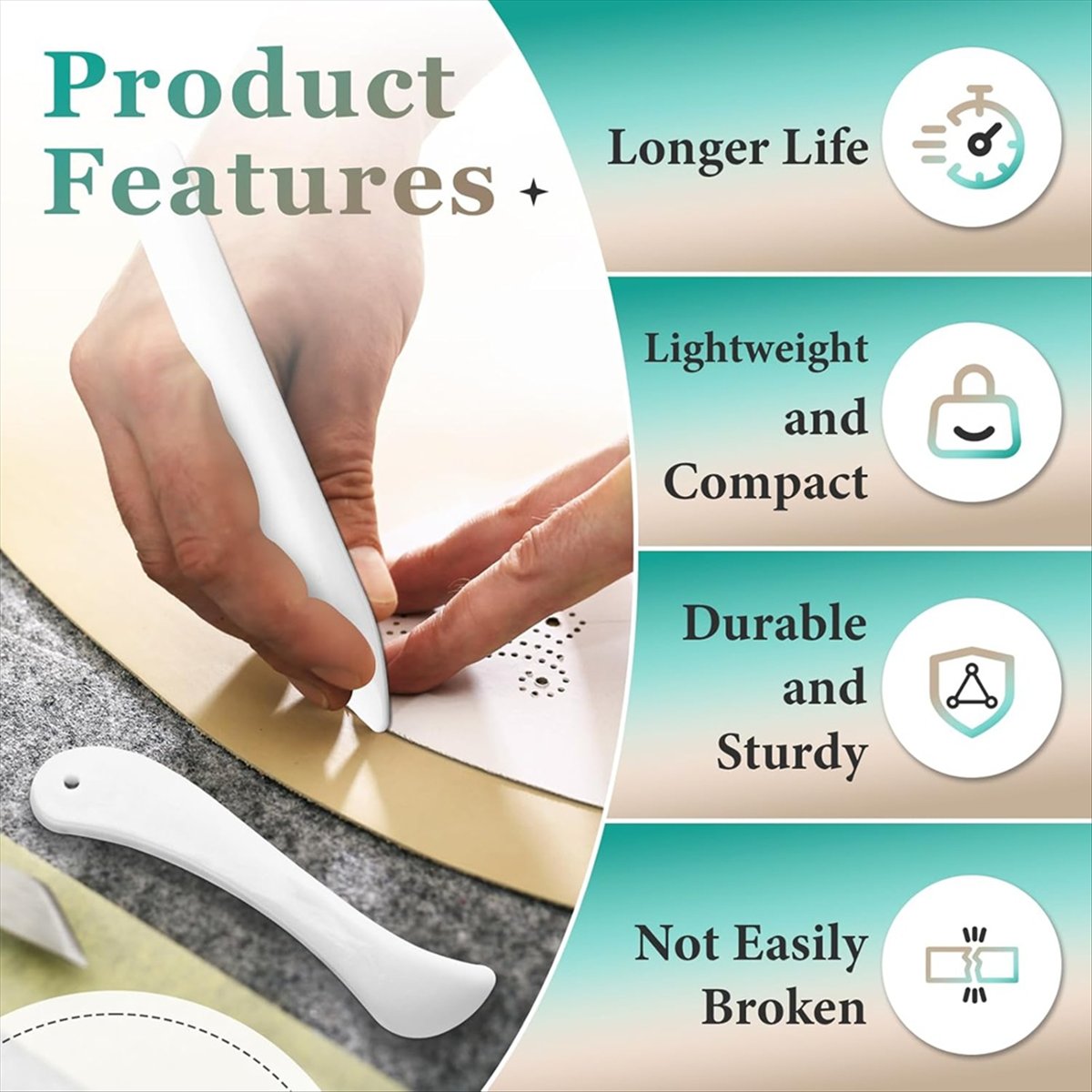 Bone Folder Tool - 【Bestseller】20 Stuks Papierspatel - Plastic Papierspatel