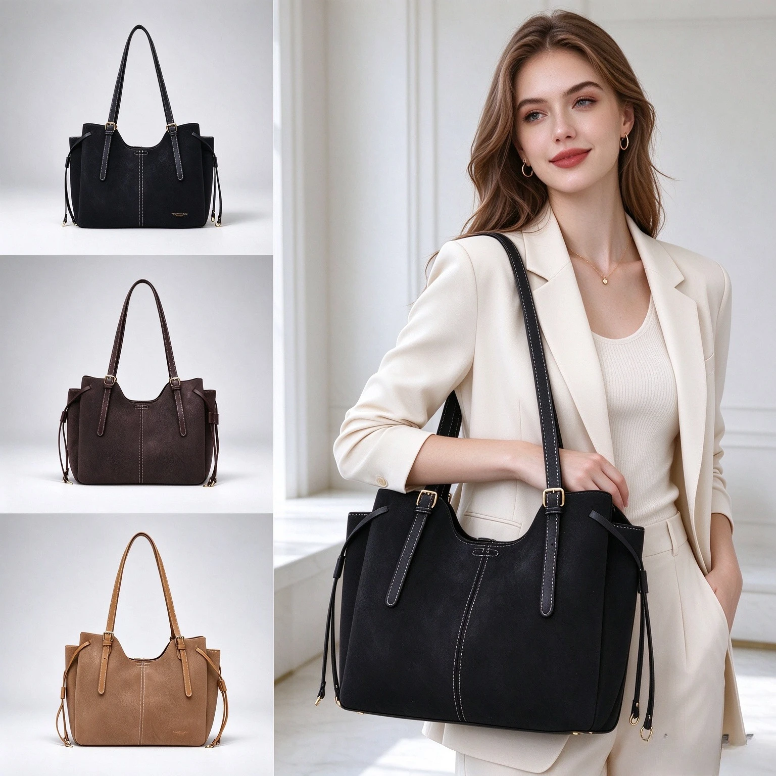 Luxe dames handtas met kwastje - Leatherwork Designs recensie en prijs
