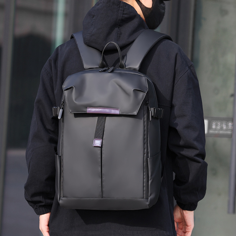 Waterdichte PU-lederen zakelij - Leather Work Rucksack Mens recensie en prijs