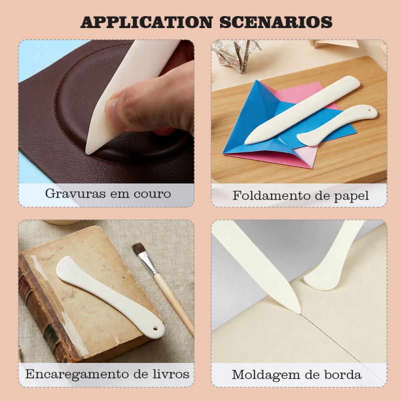 2 stuks slijtvaste lederbewerk - Bone Folder Tool recensie en prijs