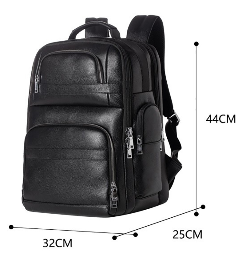 Luufan Echt Lederen Rugzak Met - Leather Work Rucksack Mens recensie en prijs