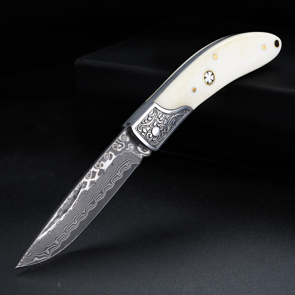Vouwmes van Damaststaal met st - Bone Folder Tool recensie en prijs