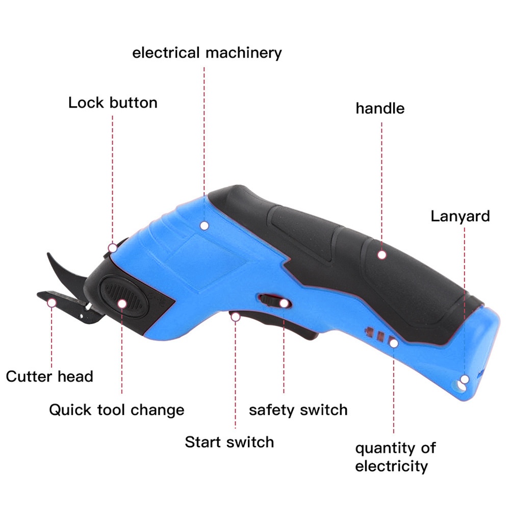 3.6V Elektrische Schaar Stof S - Leatherwork Machine recensie en prijs