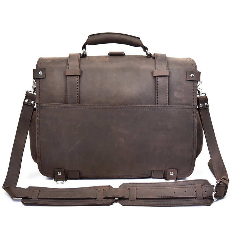 Mannen Dikke Crazy Horse Leder - Leather Work Rucksack Mens recensie en prijs