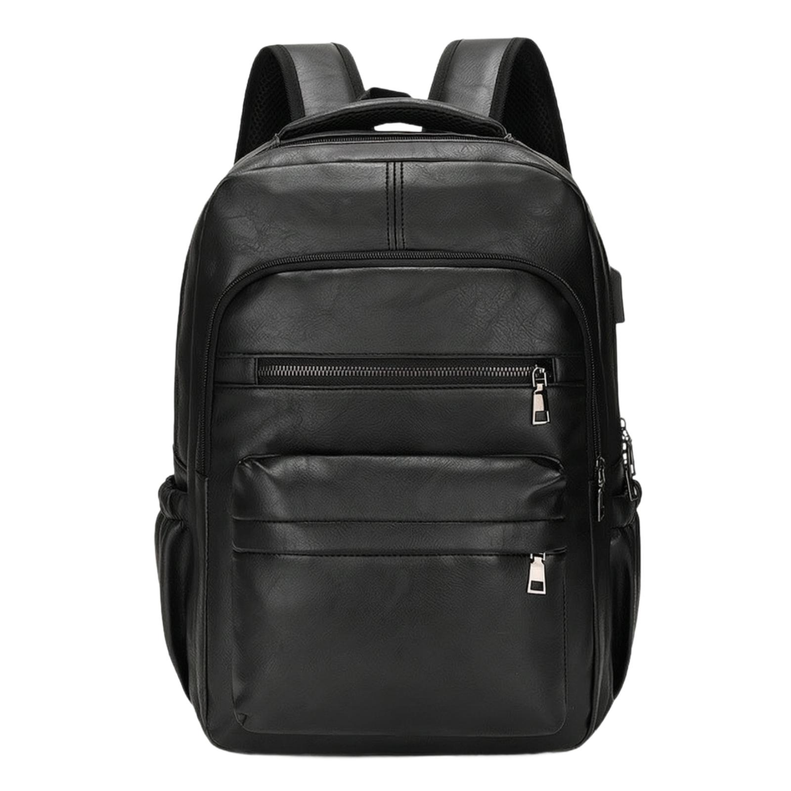 Waterdichte herenrugzak met la - Leather Work Rucksack Mens recensie en prijs